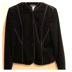 Black velvet dressy jacket
